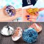 5 Pieces 30ML Crystal Epoxy Resin Glue,60 Decoration with Lamp and Tweezer,13Pcs Transparant Silicone Mold 100 Pieces Rings Metal Accessories For Handcraft Jewelry Earrings Necklace Bracelet