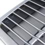 Chrome Front Bumper Hood Grill Radiator Grille with Bug Screen Replacement For Freightliner Cascadia 2008-2016