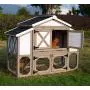 zoovilla Country Style Chicken Coop Metal Nest Box with Asphalt Roof Panels zoovilla Country Style Chicken Coop Metal Nest Box with Asphalt Roof Panels