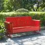 Crosley Furniture Bates Sofa Glider - Red Crosley Furniture Bates Sofa Glider - Red