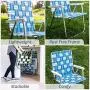 Lawn Chair USA Webbing Chair (Classic, Black with Black Arms)