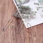 Kissitty 100-Piece Heavy Duty 2.76'' Large Iron Safety Pins Metal Spring Lock Pin Fasteners for Blankets Skirts Kilts Brooch Crafts Making