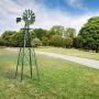 Tangkula 8FT Windmill Yard Garden Metal Ornamental Wind Mill Weather Vane Weather Resistant (Green) Tangkula 8FT Windmill Yard Garden Metal Ornamental Wind Mill Weather Vane Weather Resistant (Green)