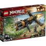 LEGO NINJAGO Legacy Boulder Blaster 71736 Airplane Toy Featuring Collectible Figurines, New 2021 (449 Pieces)