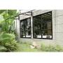 ADVANING DA5531-PWS1N PN Series, Top Quality Crystal Polycarbonate Door/Window Awning Ideal for Rain, Snow and UV Protection, 55''W x 31''D, Clear/White Brackets