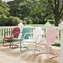 Crosley Tulip 2 Piece Chair Set White Satin Crosley Tulip 2 Piece Chair Set White Satin