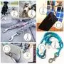 Swivel Snap Hooks, Lucky Goddness 20pcs Metal Heavy Duty Square Eye Clasp Buckle Trigger Clip Multipurpose- Best for Spring Pet Buckle, Key Chain for Linking Dog Leash Collar, Handmade Crafts Project