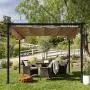 Best Choice Products 10x10ft Extra-Large Outdoor Patio Pergola Shelter w/Removable Retractable Sun Shade Canopy Cover, Weather-Resistant Fabric, Steel Frame, and 16 Ground Stakes, Black Best Choice Products 10x10ft Extra-Large Outdoor Patio Pergola Shelter w/Removable Retractable Sun Shade Canopy Cover, Weather-Resistant Fabric, Steel Frame, and 16 Ground Stakes, Black