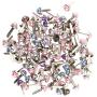 Jili Online 200 Pieces Metal Pearl Head Brads Paper Fastener for Scrapbooking Cardmaking Decoration DIY 6mm