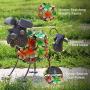 EH-GARDEN Metal Dog Solar Garden Lights, Outdoor LED Decor Light for Patio, Path, Lawn, Garden, Yard Decor