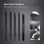 17 in 1 Electronics Repair Tools Opening Pry Tool Kit with Dual Ends Metal Spudgers and Black Tweezers for iPad Tablets Laptop Electronics Device Mobile Phone
