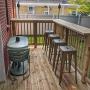 YAHEETECH 30 Inches Metal Bar Stools High Backless Stools Bar Height Stools Patio Furniture Indoor/Outdoor Stackable Kitchen Stools Dining Chair Set of 4