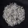 AIEX 300 pcs Screw Eye Pins Hooks Eyelets Screw Threaded for Jewelry Making Findings DIY Crafts, Silver