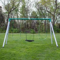 Backyard Discovery Little Brutus Heavy Duty Metal A-Frame Swing Set