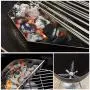 soldbbq Stainless Steel Charcoal Basket and One-Touch Cleaning System Kit for 22-1/2'' Weber Kettle Grill, Replacement Parts for Weber Charcoal Grills, Master Touch Series soldbbq Stainless Steel Charcoal Basket and One-Touch Cleaning System Kit for 22-1/2'' Weber Kettle Grill, Replacement Parts for Weber Charcoal Grills, Master Touch Series
