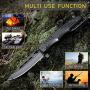 Spring Assisted Knife - Pocket Folding Knife - Military Style - Boy Scouts Knife - Tactical Knife - Good for Camping Hunting Survival Indoor and Outdoor Activities Mens Gift 6681