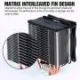 Pccooler X4S CPU Cooler Silent CPU PWM 120mm RGB Fan 4 Continuous Direct Contact Heatpipes for TNTEL/AMD CPU(AM4 Compatible) Pccooler X4S CPU Cooler Silent CPU PWM 120mm RGB Fan 4 Continuous Direct Contact Heatpipes for TNTEL/AMD CPU(AM4 Compatible)