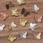 100Pcs 11x13MM Butterfly Charms DIY Hand Made Metal Brass Accessories Parts for Hair Jewelry Making,KC Gold Plated 100Pcs 11x13MM Butterfly Charms DIY Hand Made Metal Brass Accessories Parts for Hair Jewelry Making,KC Gold Plated