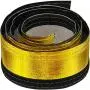 6.5 Feet Heat Shroud Aluminized Sleeving Heat Shield Protection Barrier Covers with 20 Pieces 0.5 Feet Stainless Steel Cable Metal Zip Ties (Gold, 3.3 x 78.7 Inch)