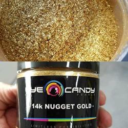 Eye Candy Mica Powder Pigment “14k Gold Nugget” (50g) Multipurpose DIY Arts and Crafts Additive | Natural Bath Bombs, Paint, Soap, Nail Polish, Lip Balm (14k Gold Nugget, 50G)