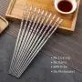 HuaLan Metal Alloy Chopsticks Stainless Steel Lightweight Chopsticks 5 Pairs Gift Set HuaLan Metal Alloy Chopsticks Stainless Steel Lightweight Chopsticks 5 Pairs Gift Set