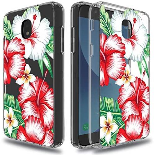 Ayoo:Galaxy J3 2018/ J3 Eclipse 2/J3 Orbit/J3 Achieve/Express Prime 3/J3 Prime 2/Amp Prime 3/J3 Emerge 2018/J3 Star/Express/J3 V 3rd Gen/J3 Aura/Sol 3/J3V Phone Cases for Galaxy J3 2018-YK Flower