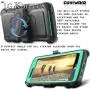 COVRWARE Iron Tank Series Case for LG K20 Plus /K20 V/Harmony/Grace 4G /K10 (2017) Built-in [Screen Protector] Heavy Duty Full-Body Holster Armor [Brushed Metal Texture] Case [Belt Clip], Teal