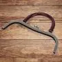 Metal Purse Frame Handle Bag Kiss Clasp Lock for DIY Craft Coin Bag, Purse Making, Bag Making, 10 x 7.7
