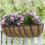 CobraCo HTR24-B 24-Inch English Horse Trough Planter, Black