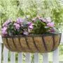 CobraCo HTR24-B 24-Inch English Horse Trough Planter, Black