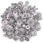 160-210pcs Bali Style Jewelry Making Metal Bead Caps Deluxe New Mix, 100 Gram,Tibetan Silver 160-210pcs Bali Style Jewelry Making Metal Bead Caps Deluxe New Mix, 100 Gram,Tibetan Silver