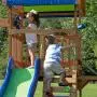 Beach Front All Cedar Wooden Swing Set Beach Front All Cedar Wooden Swing Set