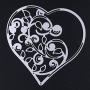 Whitelotous Cutting Dies Cut Dies Stencil Metal Template Mould for DIY Scrapbook Album Paper Card (Hollowout Heart)