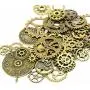 IBS 140 Gram Bronze Steampunk Clock Watch Wheel Gears Cogs Charms Pendant for DIY Jewelry Making IBS 140 Gram Bronze Steampunk Clock Watch Wheel Gears Cogs Charms Pendant for DIY Jewelry Making