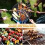ADSDIA Metal skewers for Grilling Kabob Skewers 14'' Flat BBQ Barbecue Skewer Stainless Steel Shish Kebob Sticks Grilling Skewers Set，Reusable BBQ Sticks，20 Pack