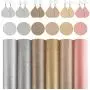 12 Pieces Teardrop Earring Cutting Dies Metal Earring Die Cuts Molds and 6 Pieces Faux Leather Sheets for DIY Earring Making Crafts Supplies