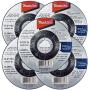 Makita 5 Pack - 4.5'' Cut Off Wheels For Grinders - Flush Cutting For Stainless Steel & Metal - 4-1/2'' x .045 x 7/8-Inch