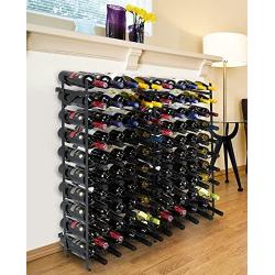 Sorbus Wine Rack Free Standing Floor Stand - Racks Hold 100 Bottles of Your Favorite Wine - Large Capacity Elegant Wine Storage for Any Bar, Wine Cellar, Kitchen, Dining Room, etc