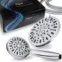 AquaDance 7'' Premium High Pressure 3-Way Rainfall Combo for The Best of Both Worlds - Enjoy Luxurious Rain Showerhead and 6-Setting Hand Held Shower Separately or Together - Chrome Finish - 3328 AquaDance 7'' Premium High Pressure 3-Way Rainfall Combo for The Best of Both Worlds - Enjoy Luxurious Rain Showerhead and 6-Setting Hand Held Shower Separately or Together - Chrome Finish - 3328