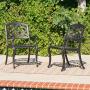 Christopher Knight Home Austin Outdoor Cast Aluminum Dining Chairs, 2-Pcs Set, Shiny Copper Christopher Knight Home Austin Outdoor Cast Aluminum Dining Chairs, 2-Pcs Set, Shiny Copper