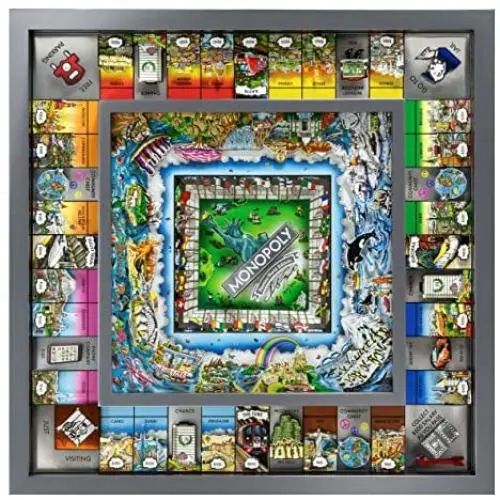 Monopoly World Silver Edition by Charles Fazzino Monopoly World Silver Edition by Charles Fazzino