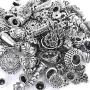 Incredible art 300-Piece Bali Style Jewelry Making Metal Bead Caps Deluxe New Mix, Silver Incredible art 300-Piece Bali Style Jewelry Making Metal Bead Caps Deluxe New Mix, Silver