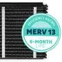 Aprilaire - 413CA2 413CBN Replacement Air Filter for Whole Home Air Purifiers, Healthy Home + Odor Reduction Filter, MERV 13, (Pack of 2) Aprilaire - 413CA2 413CBN Replacement Air Filter for Whole Home Air Purifiers, Healthy Home + Odor Reduction Filter, MERV 13, (Pack of 2)