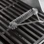 Weber 6494 12-Inch 3-Sided Grill Brush, Black