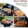 HaSteeL Cheese Melting Dome Set of 2, 12 Inch Round Basting Cover Metal Steam Cover, Stainless Steel Griddle Accessories for Flat Top Grill/Outdoor BBQ/Kitchen Cooking
