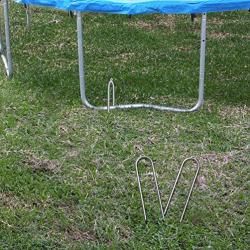 Gardenature Trampoline Galvanized Steel Wind Stakes-6 Pack-Trampoline Accessories