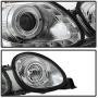 ACANII - For 1998-2005 Lexus GS300 GS400 GS430 LED Halo DRL Projector Headlights Headlamps Driver + Passenger Side