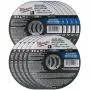 Milwaukee 10 Pack - 4 1 2 Cutting Wheels For Grinders - Aggressive Cutting For Metal & Stainless Steel - 4-1/2'' x .045 x 7/8-Inch | Flat Cut Off Wheels