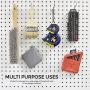 Neiko 53100A 4-Inch Pegboard Hooks and Organizer Assortment | 50-Piece Value Pack