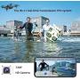 Quadcopter Drone With Camera Live Video, EACHINE E58 WiFi FPV Quadcopter with 120° FOV 720P HD Camera Foldable Drone RTF -25 mins flight time, Altitude Hold, One Key Take Off/Landing,（3Pcs Batteries）
